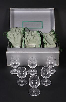 Boxed Set of Steuben Miniature Cordials