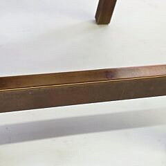 Pair of Signed Stickley Leather Highback Mission Style Barstools