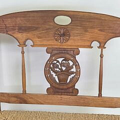 Antique French Provincial Fruitwood Day Bed, 19th century