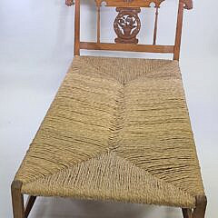 Antique French Provincial Fruitwood Day Bed, 19th century