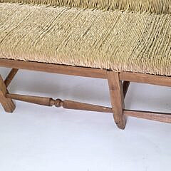 Antique French Provincial Fruitwood Day Bed, 19th century