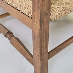 Antique French Provincial Fruitwood Day Bed, 19th century