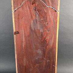 Vintage Mahogany Heart Shaped Oversized Hanging Pipe Box, 20th century