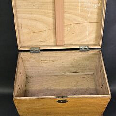 Antique Chinese Export Camphorwood Box on Stand, 19th century