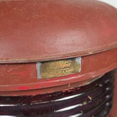 Two Large Antique Ships Light Lanterns