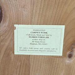 Eldred Wheeler Chippendale Style Tiger Maple Mirror