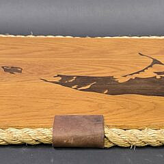 Nautical Decorated Nantucket Serving Tray Coaster