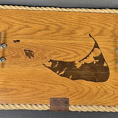 Nautical Decorated Nantucket Serving Tray Coaster