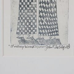 John Lochtefeld Limited Edition Etching 12/50 “Strolling Wizards”