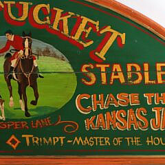 Nantucket Hunting and Stables Sign