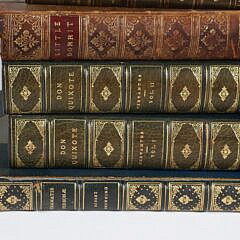 Eight Miscellaneous Tooled Leather Books