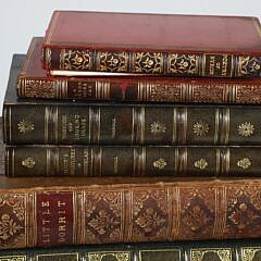 Eight Miscellaneous Tooled Leather Books
