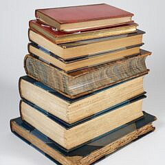 Eight Miscellaneous Tooled Leather Books
