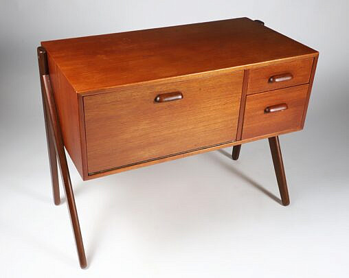 Mid Century Modern Danish Olholm Mobelfabrik Dressing Table
