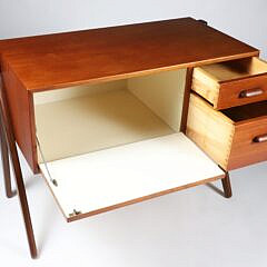 Mid Century Modern Danish Olholm Mobelfabrik Dressing Table