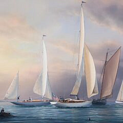 Tim Thompson Oil on Linen “Parade Of Sail”