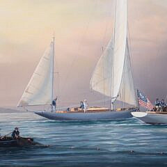 Tim Thompson Oil on Linen “Parade Of Sail”