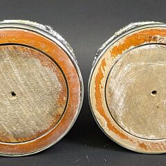 Pair of Antique Sheffield Silver Plated Wine Coasters, circa 1920s
