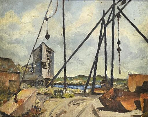 5018-955 Impressionist Painting A
