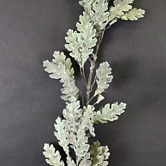 Vintage Patinated Copper Foliate Olive Branch and Bow, 20th century