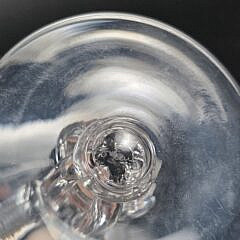 Vintage Signed Steuben Clear Glass Serving Compote, 20th century