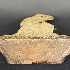 Scarce Antique Old Salt Fisherman at The Helm Cast Iron Doorstop, circa 1920s