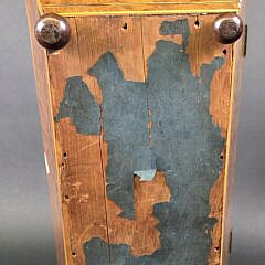 Antique British Regency Birdseye Maple Double Compartment Tea Caddy, 19th century