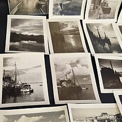 Collection of 26 Vintage Black and White Tinted Nantucket Photographs, 20th century