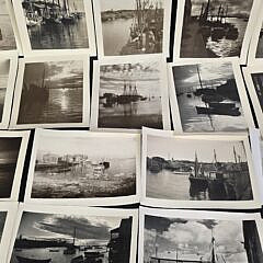 Collection of 26 Vintage Black and White Tinted Nantucket Photographs, 20th century