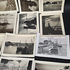 Collection of 26 Vintage Black and White Tinted Nantucket Photographs, 20th century