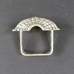 Group of Eleven Silver Plated Nantucket Friendship Basket Purse Napkin Rings