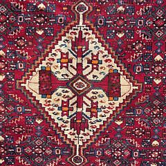 Vintage Hand Knotted Persian Rug Oriental Carpet, 20th century
