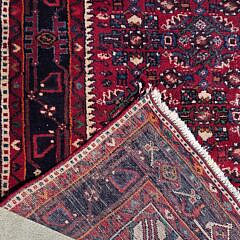 Vintage Hand Knotted Persian Rug Oriental Carpet, 20th century