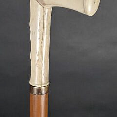 Antique Bone L-Grip Cane, 19th century