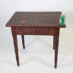 Antique American Folk Art Night Stand Work Table, 19th century