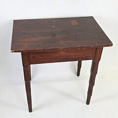 Antique American Folk Art Night Stand Work Table, 19th century