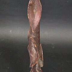 Antique American Folk Art Carved Diamond Willow Walking Stick