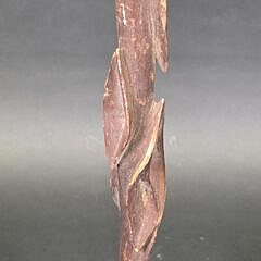 Antique American Folk Art Carved Diamond Willow Walking Stick