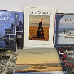 Collection of 30 Vintage Nantucket Coffee Table Books and Pamphlets