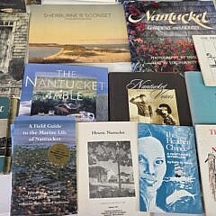 Collection of 30 Vintage Nantucket Coffee Table Books and Pamphlets
