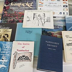 Collection of 30 Vintage Nantucket Coffee Table Books and Pamphlets