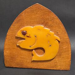 Pair of Vintage Art Deco Bakelite Fish Bookends, 20th century