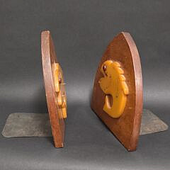 Pair of Vintage Art Deco Bakelite Fish Bookends, 20th century