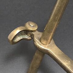 Vintage Solid Brass Salesman Sample Nautical Anchor Ornament, 20th century