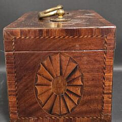 Fine Antique British Regency Triple Compartment Tea Caddy, 18th century