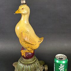 Scarce Antique Nuydea Foundry Cast Iron Figural Duck Sprinkler Head, circa 1920s