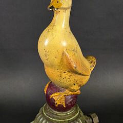 Scarce Antique Nuydea Foundry Cast Iron Figural Duck Sprinkler Head, circa 1920s