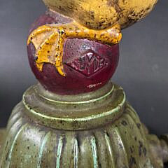 Scarce Antique Nuydea Foundry Cast Iron Figural Duck Sprinkler Head, circa 1920s