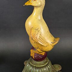 Scarce Antique Nuydea Foundry Cast Iron Figural Duck Sprinkler Head, circa 1920s