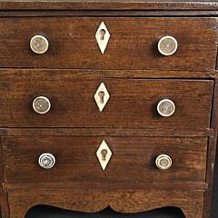 Antique Salesman Sample Hepplewhite Chest of Drawers, 19th century